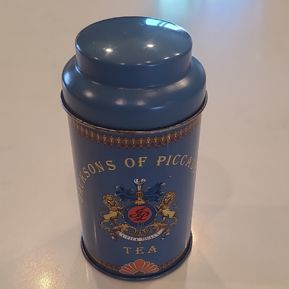 Jacksons of Piccadilly Blue Replica Tea Tin
